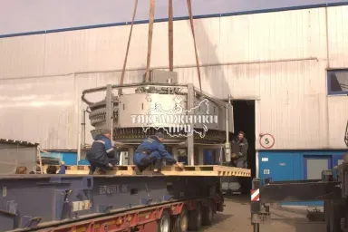 Перемещение негабаритного оборудования весом 16 тонн (фото 8)