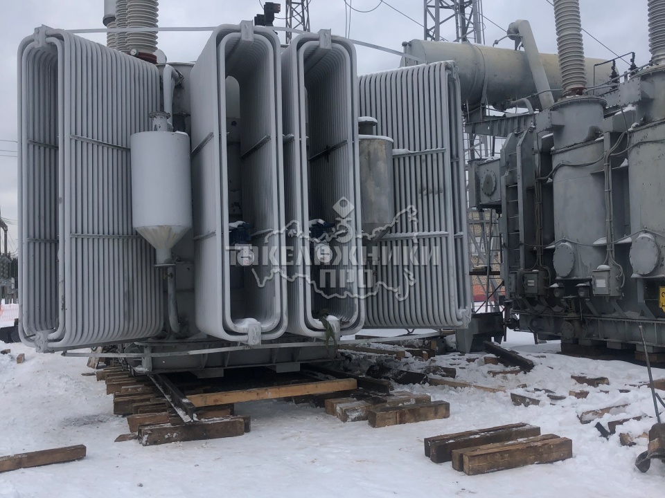 Перемещение трансформатора весом 170т в суровых зимних условиях для АО «СП Энергрсетьстрой»